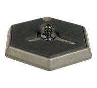 Manfrotto – Plateau rapide hexagonal 030-14 – 1/4'' – Gris