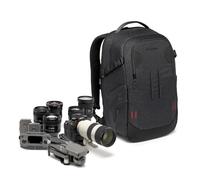 Manfrotto Pro Light Backloader M, Sac à Dos Photo Professionnel, Ouvertures par Le Haut et l'Arrière, Double Support de Trépied, Sac à Dos Rembourré avec Divisions Interchangeables, Noir