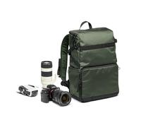 Manfrotto Street Slim Photography Backpack pour Appareil Reflex et Hybride, Ouverture Avant et Arrière, Compartiments Amovibles pour Appareil et Ordinateur, Sac pour Accessoires Photo, Couleur Vert