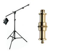 Manfrotto Support avec Perche et Sac de Sable Noir & 013 Spigot Universel 16 mm