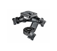 Manfrotto Tête de Trépied 3D Junior, Pied Appareil Photo, Rotule Photo, Stabilisateur et Support Smartphone, Accessoire Photo et Vidéo