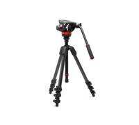 Manfrotto trépied 055 4 sections carbone et rotule vidéo fluide