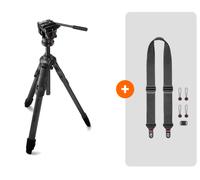 Manfrotto - Trépied ONE carbone avec rotule 500X + Peak Design Courroie Slide V3 OFFERT