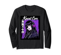 Manga Anime Cyberpunk Girl avec Masque Sci-FI Future Girl Manche Longue