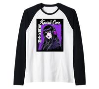 Manga Anime Cyberpunk Girl avec Masque Sci-FI Future Girl Manche Raglan