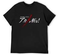 Manga Anime T Shirt Akame GA Kill Tshirt Summer Men's Personality Tees Akame Short Sleeve Unisex Men Tops Black 3XL