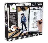 Au Sycomore - Tablette lumineuse rechargeable - Manga XL - A5 Personnages Manga - Beige