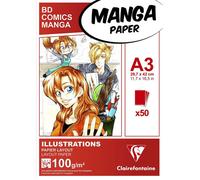 Manga bloc Illustrations A3 50F 100g