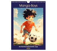 Manga-Boys. Die Abenteuer liebenswerter Jungs (Wandkalender 2026 DIN A4 hoch), CALVENDO Monatskalender: Tauchen Sie ein in die liebliche Manga-Welt