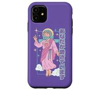 Manga chrétien Mignon Kawaii Jesus You are Loved Anime Violet Coque pour iPhone 11