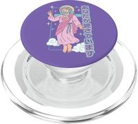 Manga chrétien Mignon Kawaii Jesus You are Loved Anime Violet PopSockets PopGrip pour MagSafe