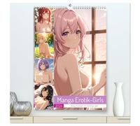 Manga Erotik-Girls - Sexy Kurven im Anime-Stil (hochwertiger Premium Wandkalender 2026 DIN A2 hoch), Kunstdruck in Hochglanz: Erotische Manga Mädchen mit nackten Brüsten als sexy Cartoon-Bilder