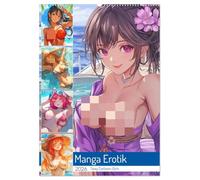 Manga Erotik. Sexy Cartoon-Girls (Wandkalender 2026 DIN A2 hoch), CALVENDO Monatskalender: Mädchen in sinnlicher Manga-Ästhetik