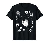 Manga Girl with All Seeing Eyes Dark Kawaii Grunge Esthétique T-Shirt