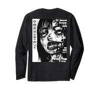 Manga Horror Japan Backprint Streetwear Art Manche Longue