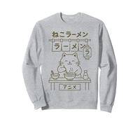 Manga Manga Manga Vintage Chonky Cat Ramen Lover Sweatshirt