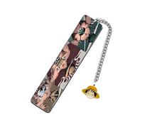 Manga Marque-pages Personnalisés Metal, Marque Page Acier Inoxydable, Créateur De Livres Avec Cool Anime Pendentif,Accessoires Uniques, Pour Les Amoureux Des Livres, Les Étudiants Et Les Ensei,pirate