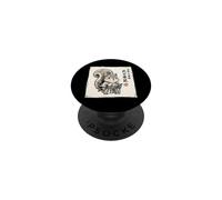 Manga Otaku Anime Japonais Samourai Squirrel Ink Art Warrior Anime PopSockets PopGrip Adhésif