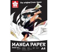 Sakura Bloc A4 Manga Dessin – 20 feuilles – 250 g – Grain lisse