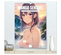 MANGA SENSUEL - Beautés japonaises dénudées et séduisantes (Calendrier mural 2026 DIN A2 horizontal) calendrier de bureau: Beautés japonaises ... pour amateurs d'art et passionnés d'anime
