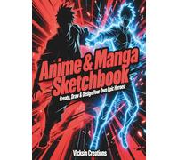 Manga Sketchbook Deluxe:100 Blank Pages for Drawing Epic Heroes, Villains & Fantastical Worlds | 5x7 Inches | Perfect for Artists & Fans