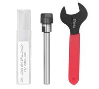 Manganese Steel Straight Shank Collet Chuck Holder Efficient CNC Milling ER16A-100L Tough Durable
