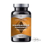 MANGANÈSE VITOLAMIN® 365 Comprimés Végétariens 1 par jour | Renforce les tissus conjonctifs et renforce les os. 100% pureté