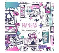 Mangas - 80 Coloriages Et 3 Marque-Pages