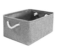 Mangata Boîte de rangement en tissu, 1 paquet (gris, petit)