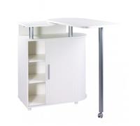 Mange-Debout Blanc Table Pivotante - L 110 x l 55 x H 105.3 cm