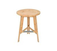 Mange-debout en bois en forme ronde marron