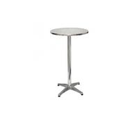 Mange-debout plateau inox pied aluminium - Bolero 600 mm