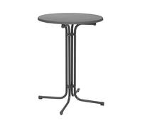 Mange-debout pliable - Ø 80 cm - Gris | Royal Catering