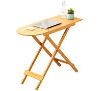 Mange Debout Pliant, Structure en Bois Massif, Supporte 80 Kg, Petite Table de Cuisine, Aucun Assemblage Requis, pour la Maison, Un Bar ou Café(Beige)