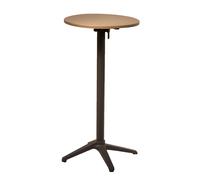Mange debout rond aluminium - Alicante - L.55 x l.55 x H.107 cm