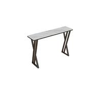 Mange Debout Table de Bar en Dalle de Roche for Bar, café, Salon, Maison, Mur, Moderne, Simple, marbre, Longue, Haute, Pieds Table Bar(B)