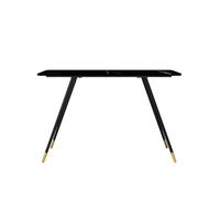 Mange Debout Table de Bar rectangulaire étroite for Balcon, Salon, Maison, Table de pub Haute en Dalle de Roche Table à Manger(140 * 40 * 105cm)