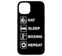 Mange Dors Boxe Répète Routine Coque pour iPhone 13