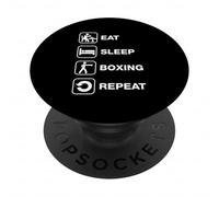Mange Dors Boxe Répète Routine PopSockets PopGrip Adhésif