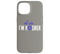 Mange-moi, je suis juif casher Hanoukka cuisinier hébreu chef cuisinier cuisinier Coque pour iPhone 15