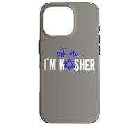 Mange-moi, je suis juif casher Hanoukka cuisinier hébreu chef cuisinier cuisinier Coque pour iPhone 16 Pro