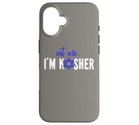 Mange-moi, je suis juif casher Hanoukka cuisinier hébreu chef cuisinier cuisinier Coque pour iPhone 16