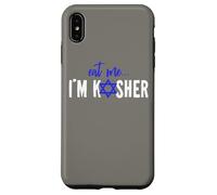 Mange-moi, je suis juif casher Hanoukka cuisinier hébreu chef cuisinier cuisinier Coque pour iPhone XS Max