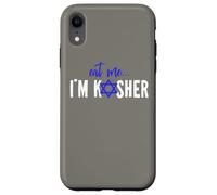 Mange-moi, je suis juif casher Hanoukka cuisinier hébreu chef cuisinier cuisinier Coque pour iPhone XR