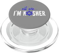Mange-moi, je suis juif casher Hanoukka cuisinier hébreu chef cuisinier cuisinier PopSockets PopGrip pour MagSafe