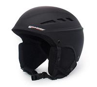 Mangen Casque de Ski Snowboard pour Adulte Enfant (Noir, Enfants S (52CM-56CM))