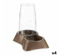 Mangeoir pour animaux Mascow Marron polypropylène 3,5 L 21,5 x 32,5 x 32,5 cm