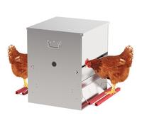 Mangeoire 2 côtés 50 kg pour 30 poules