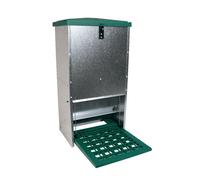 Mangeoire 20kgs de grains, trémie automatique à SENSIBLITE REGLABLE, anti nuisible, anti gasplllage, poule volaille Feedomatic
