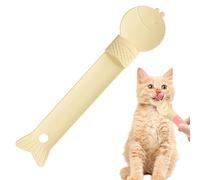 Mangeoire à bande pour chat, vaisselle anti-goutte coulissante, distributeur cuillère pour nourriture humide féline - Pour voyage, excursion, maison, camping, petites et grandes races chatons